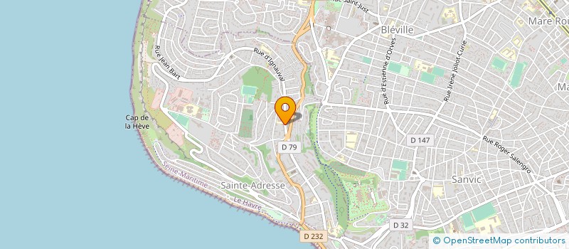 localisation de l'entreprise SBCG à SAINTE-ADRESSE