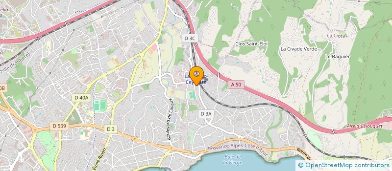 localisation de l'entreprise SBCL  LA CIOTAT