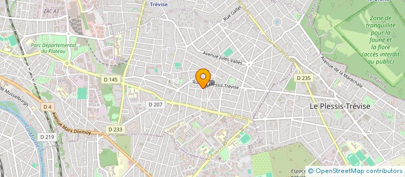 localisation de l'entreprise SBCM à CHAMPIGNY-SUR-MARNE