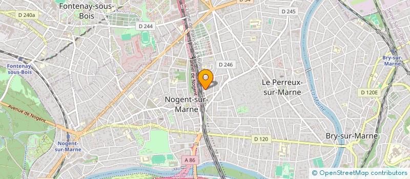 localisation de l'entreprise SBCM PACHOT  LE PERREUX-SUR-MARNE