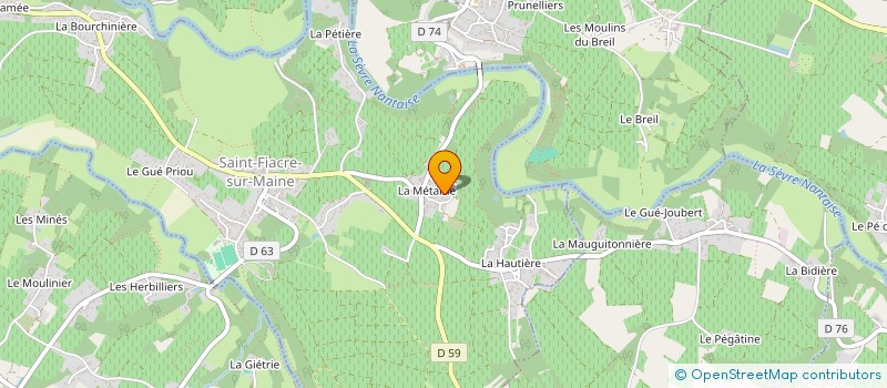 localisation de l'entreprise SBCO à SAINT-FIACRE-SUR-MAINE