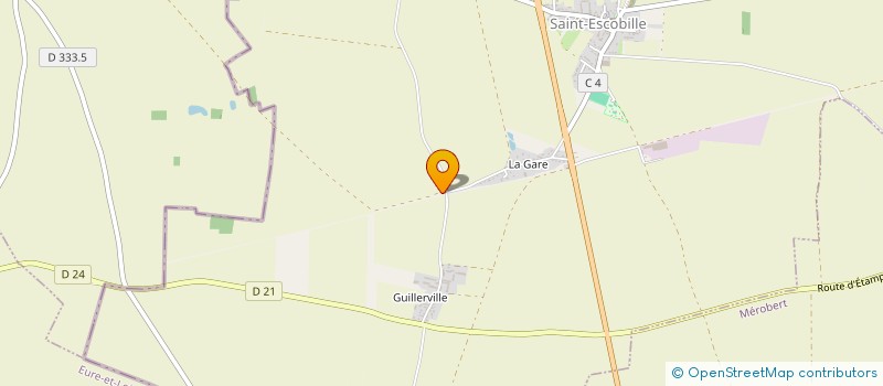 localisation de l'entreprise SBCR  SAINT-ESCOBILLE