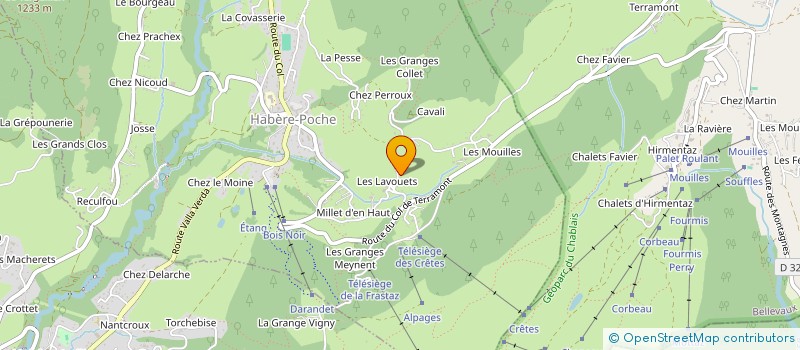 localisation de l'entreprise SBD à HABERE-POCHE