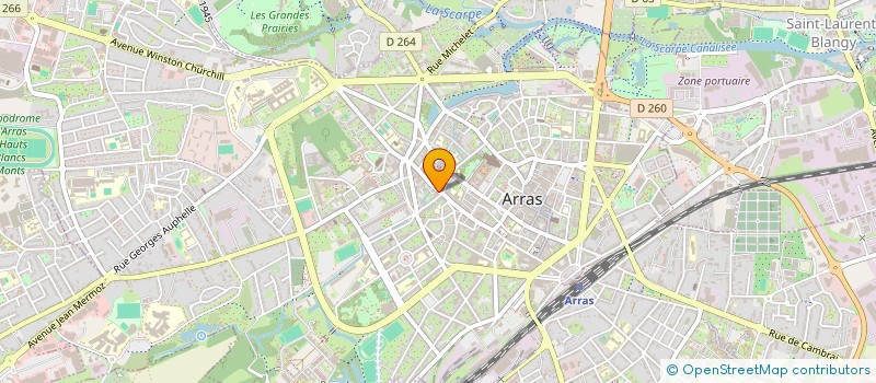 localisation de l'entreprise SBD à ARRAS