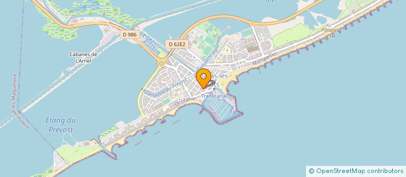 localisation de l'entreprise SBD CONSULTING à PALAVAS-LES-FLOTS