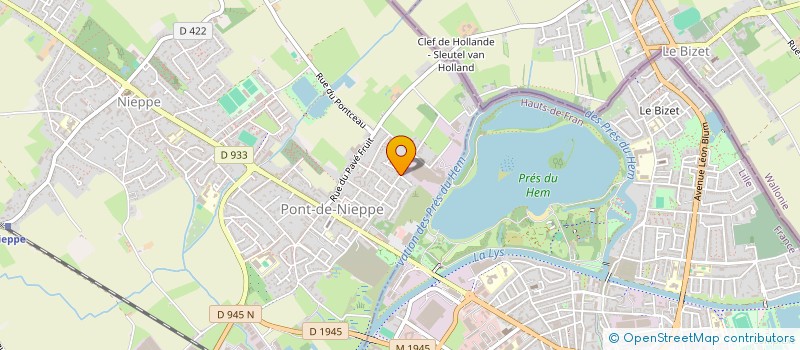 localisation de l'entreprise SBD INVEST  NIEPPE