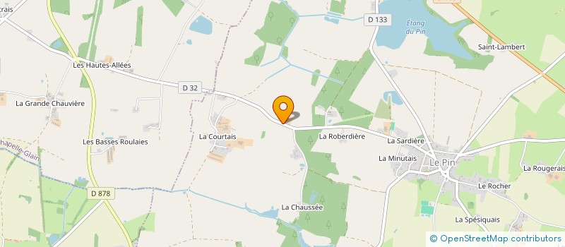 localisation de l'entreprise SBDF à LE PIN