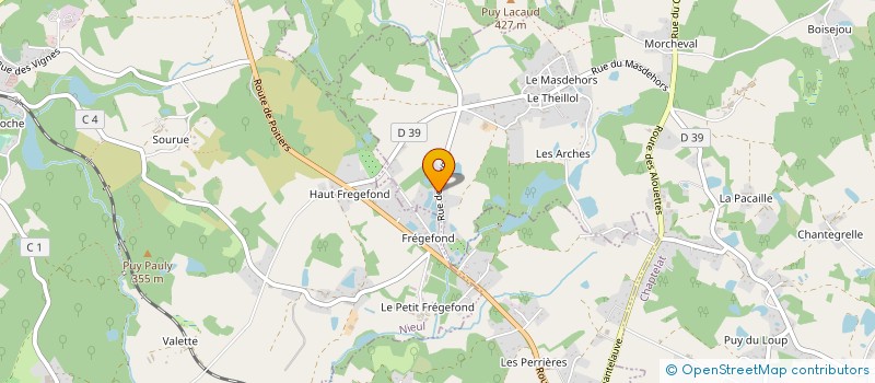 localisation de l'entreprise SBDM à CHAPTELAT