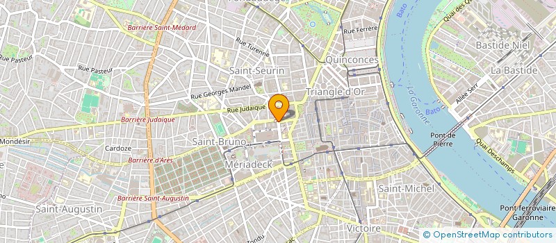 localisation de l'entreprise SBDX GESTION  BORDEAUX