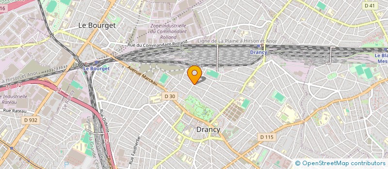 localisation de l'entreprise SBE à DRANCY