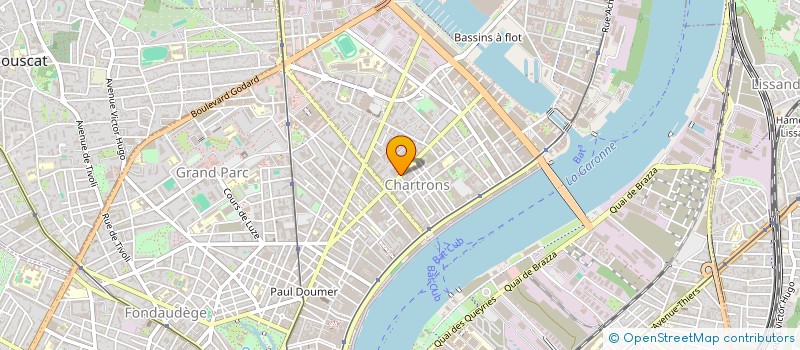 localisation de l'entreprise SBE BORDELAISE D'EMBOUTEILLAGE à BORDEAUX