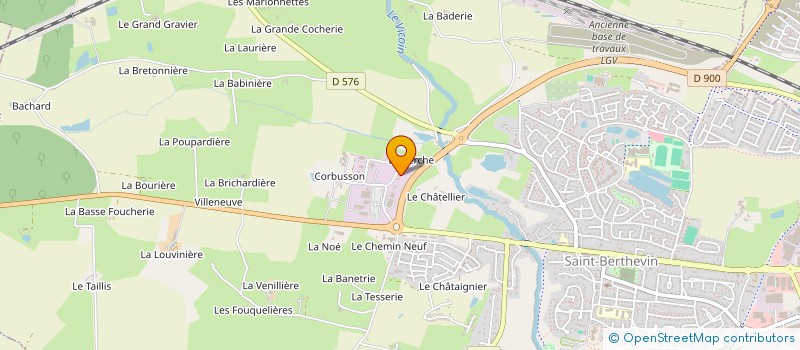 localisation de l'entreprise SBE GROUPE  SAINT-BERTHEVIN