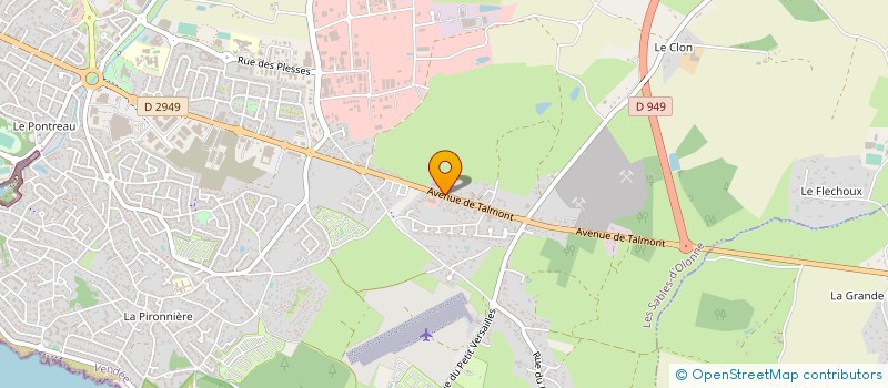 localisation de l'entreprise SBE RENOVATION à LES SABLES D'OLONNE