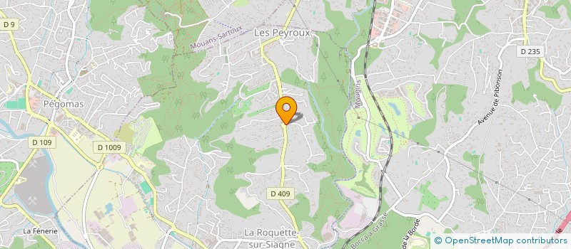 localisation de l'entreprise SBELIN à LA ROQUETTE-SUR-SIAGNE