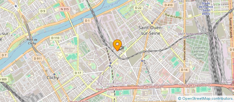 localisation de l'entreprise SBERRO TAXI  SAINT-OUEN-SUR-SEINE