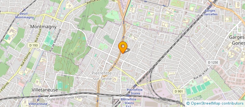 localisation de l'entreprise SBF à PIERREFITTE-SUR-SEINE