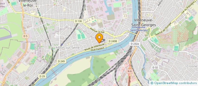 localisation de l'entreprise SBF DECO à ABLON-SUR-SEINE
