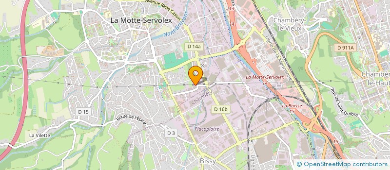 localisation de l'entreprise SBF ENERGIES à LA MOTTE-SERVOLEX
