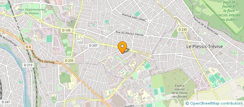 localisation de l'entreprise SBF TRANSPORTS à CHAMPIGNY-SUR-MARNE