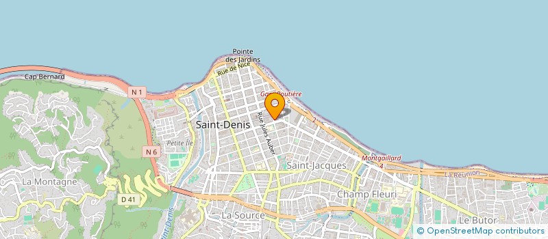 localisation de l'entreprise SBF UNITED à SAINT-DENIS