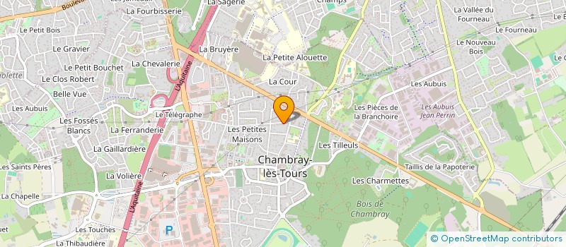 localisation de l'entreprise SBFC SCI  CHAMBRAY-LES-TOURS