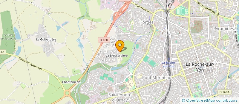 localisation de l'entreprise SBFD2J à LA ROCHE-SUR-YON