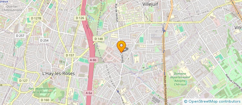 localisation de l'entreprise SBG à VILLEJUIF