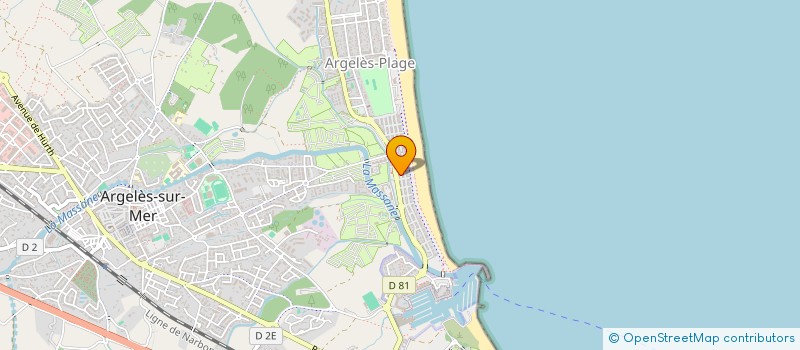 localisation de l'entreprise SBG  ARGELES-SUR-MER