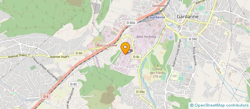 localisation de l'entreprise SBG à GARDANNE