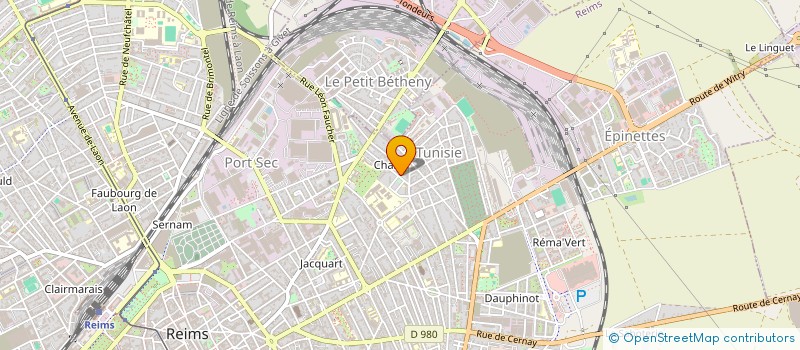 localisation de l'entreprise SBG  REIMS