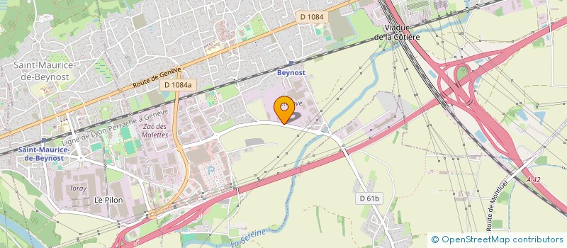 localisation de l'entreprise SBG FRANCE TRANSPORTS  BEYNOST
