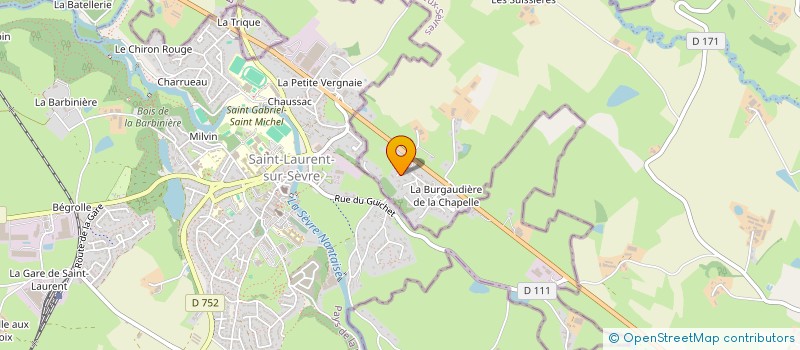 localisation de l'entreprise SBG IMMO  MAULEON