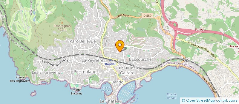 localisation de l'entreprise SBG IMMOBILIER  BANDOL