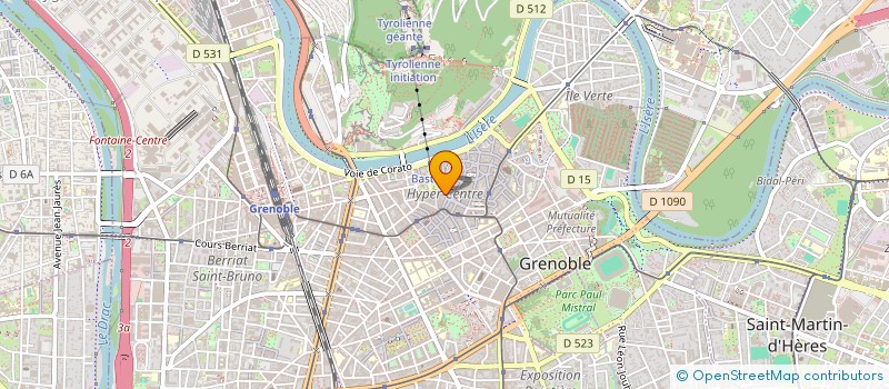 localisation de l'entreprise SBG INVEST  GRENOBLE