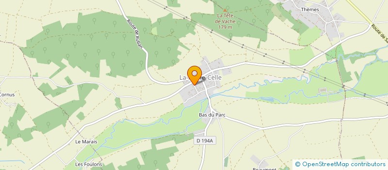 localisation de l'entreprise SBG MEDIAS à LA CELLE-SAINT-CYR