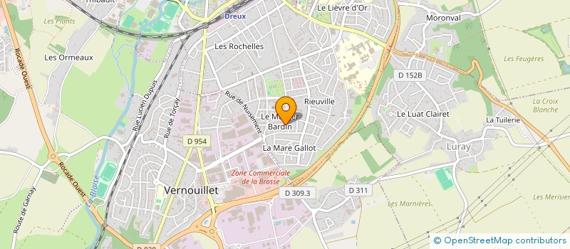 localisation de l'entreprise SBG MULTI-SERVICES à DREUX