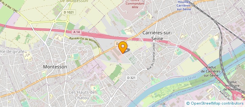 localisation de l'entreprise SBG SYSTEMS à CARRIERES-SUR-SEINE