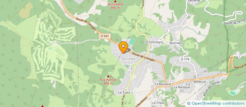 localisation de l'entreprise SBG2  ORCINES