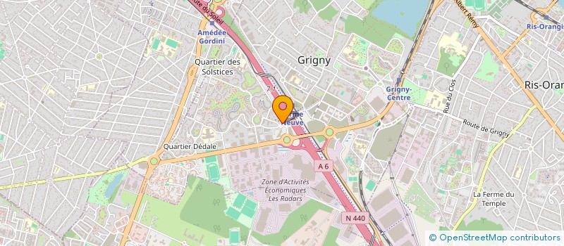 localisation de l'entreprise SBGA+ à GRIGNY