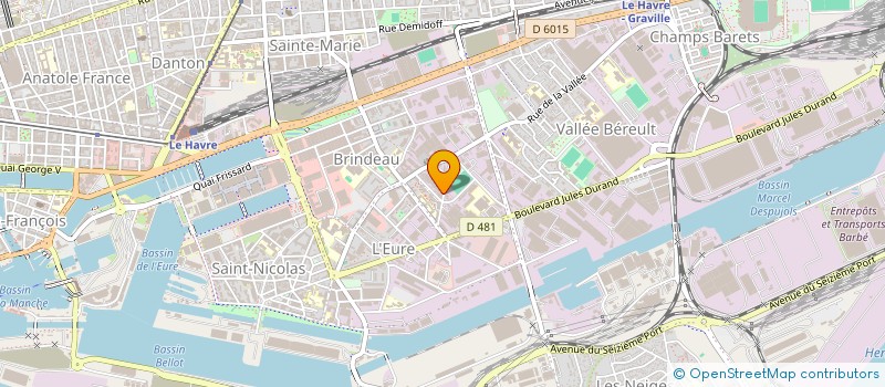 localisation de l'entreprise SBGD LE HAVRE à LE HAVRE