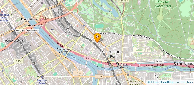 localisation de l'entreprise SBGLN CONSEILS  CHARENTON-LE-PONT