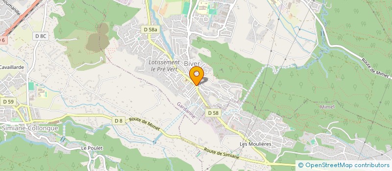 localisation de l'entreprise SBGO EFFECTS à GARDANNE