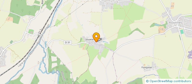 localisation de l'entreprise SBGS  ASLONNES