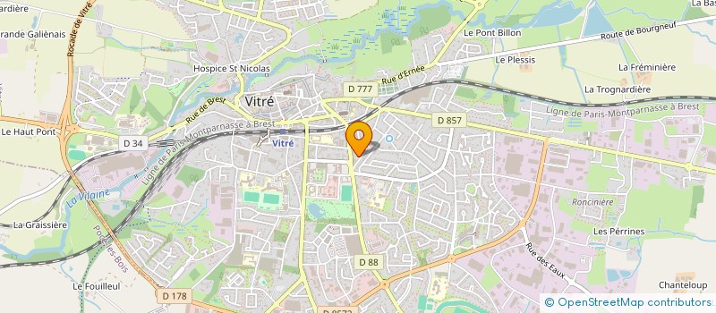 localisation de l'entreprise SBH  POCE-LES-BOIS