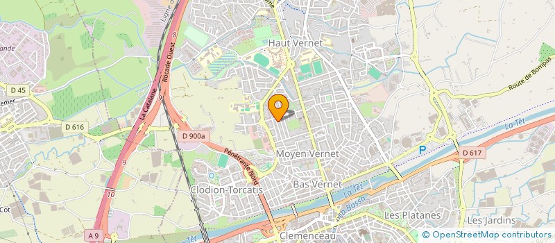 localisation de l'entreprise SBH  PERPIGNAN