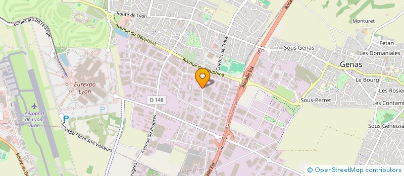 localisation de l'entreprise SBH ASSURANCES  CHASSIEU