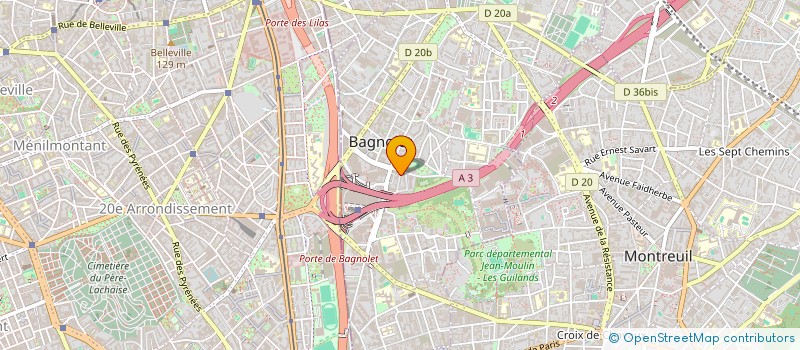 localisation de l'entreprise SBH CONCEPT à BAGNOLET