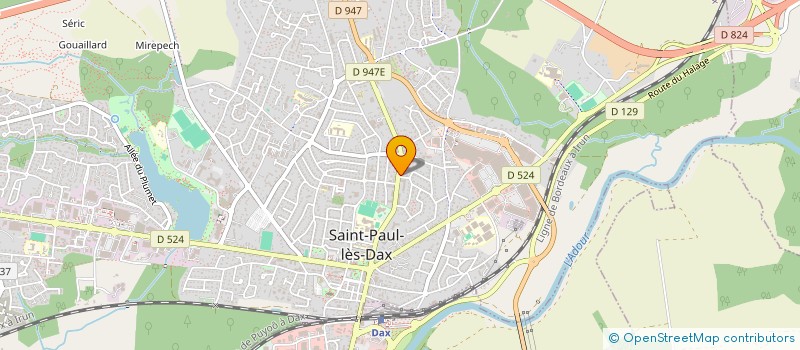 localisation de l'entreprise SBH DED à SAINT-PAUL-LES-DAX