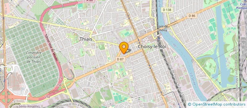 localisation de l'entreprise SBH HOLDING  THIAIS