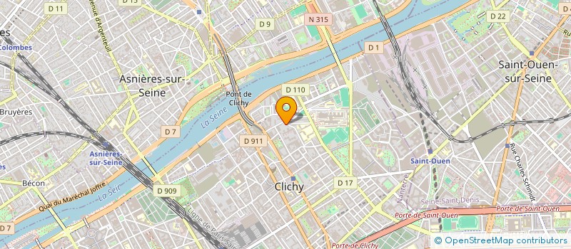 localisation de l'entreprise SBH LIMITED à CLICHY